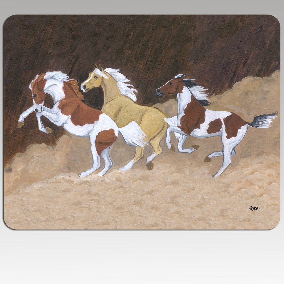 Wild Horses Scenic Cutting Board