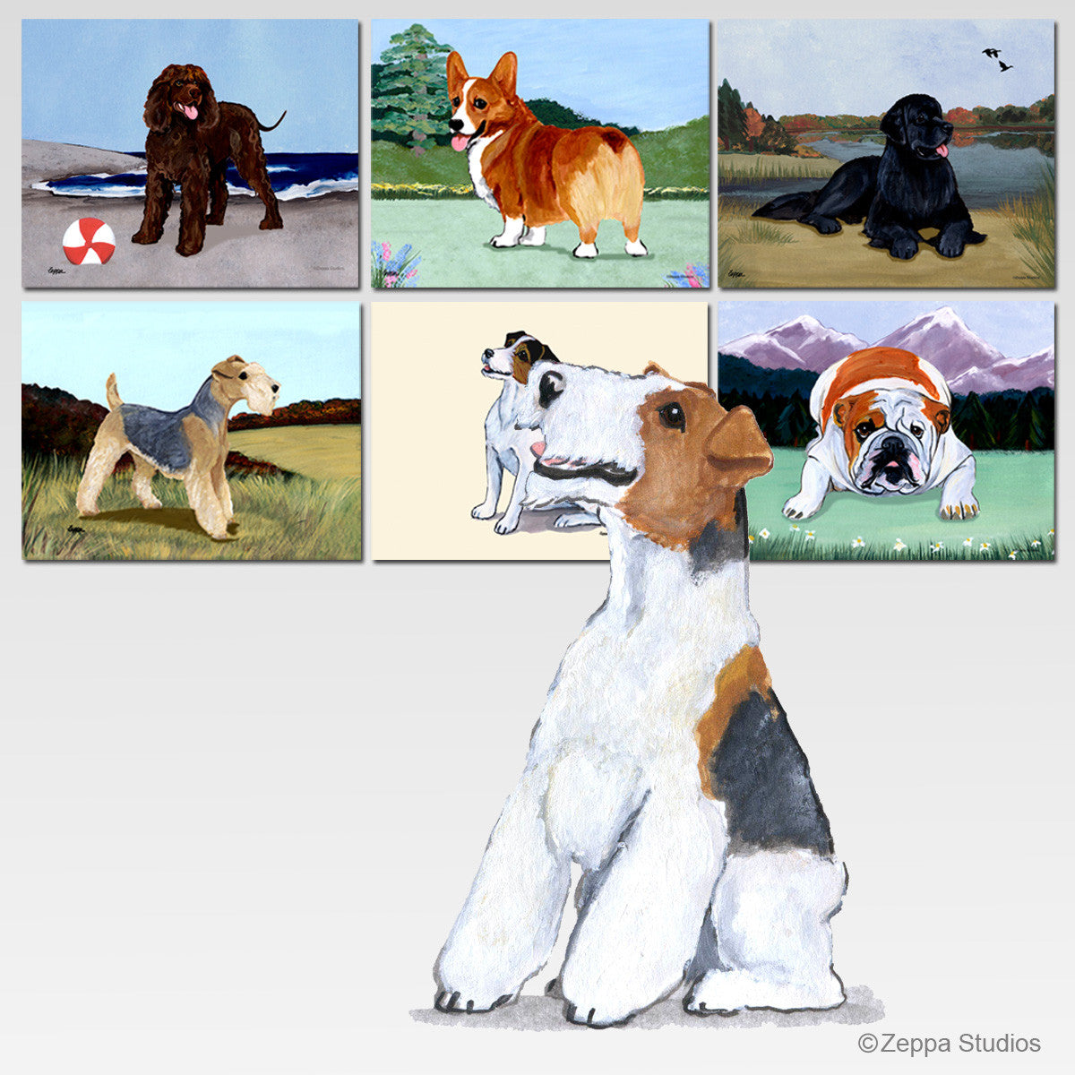Wirehaired Fox Terrier Cutting Board