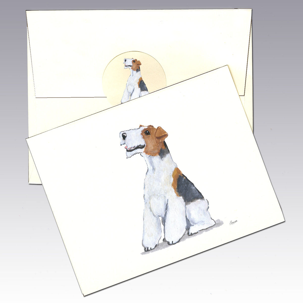 Wirehaired Fox Terrier Note Cards