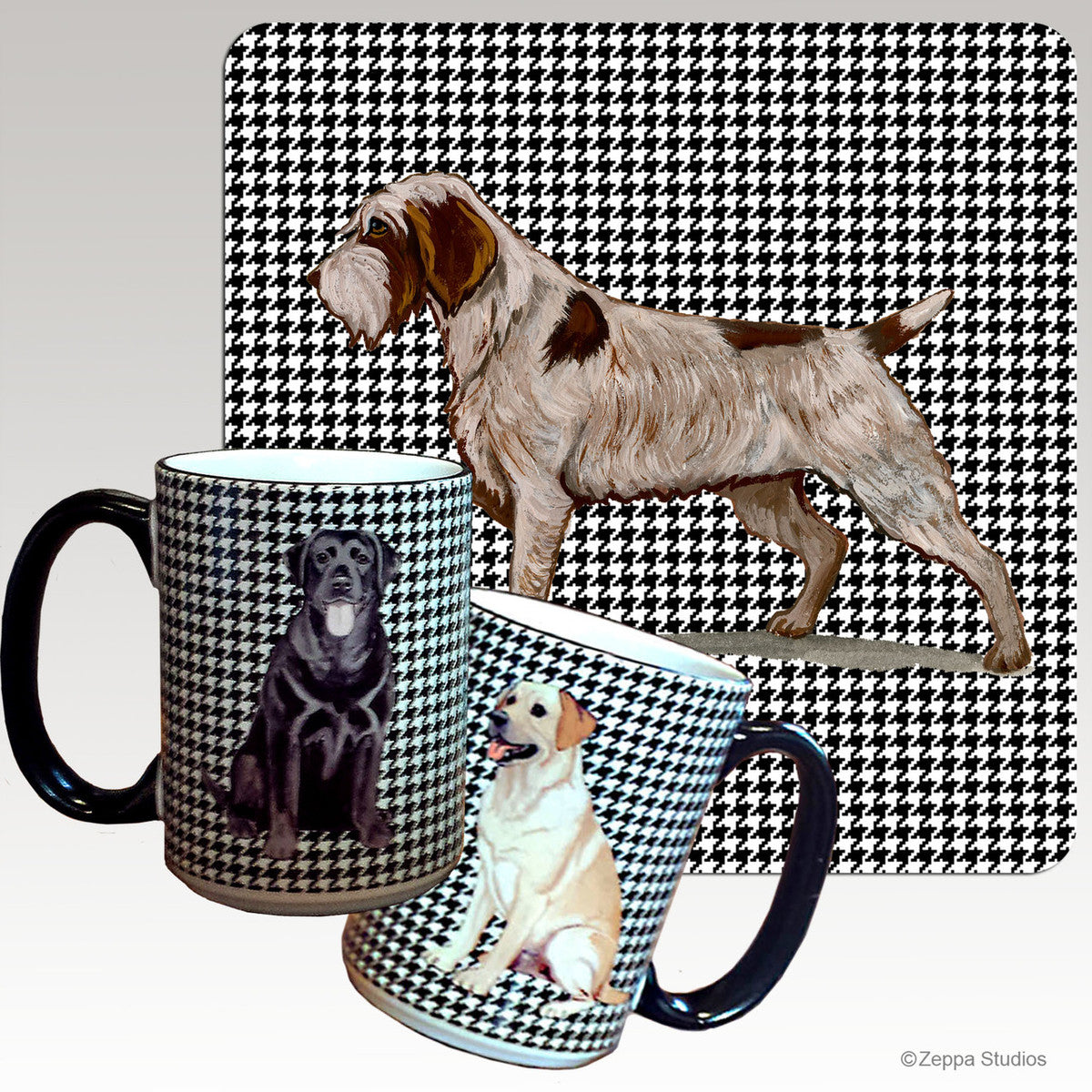 Wirehaired Pointing Griffon Houndzstooth Mug