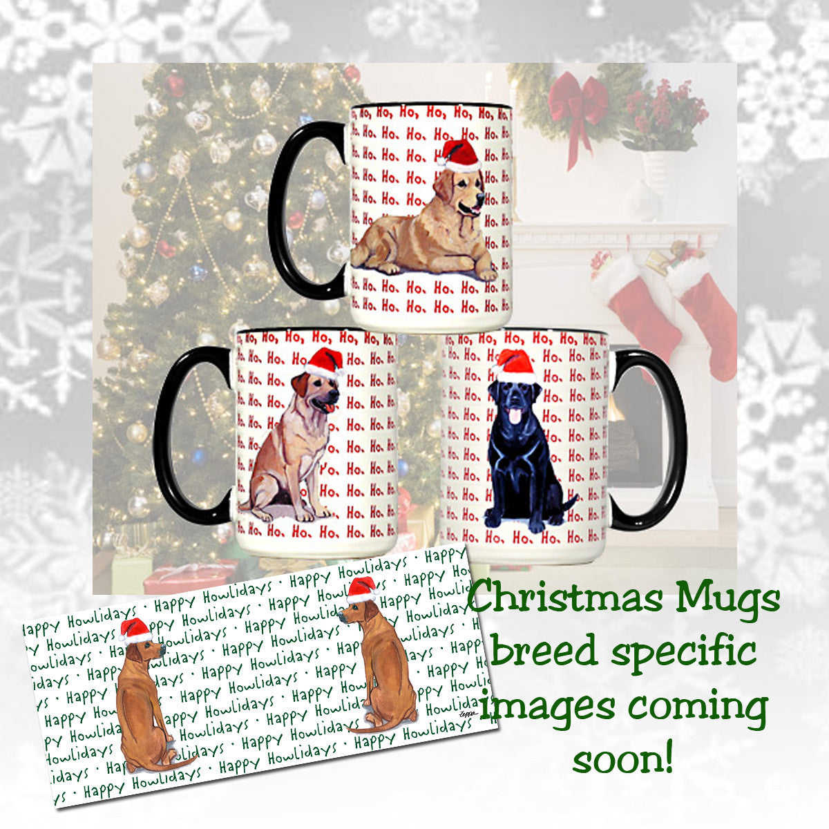 Boston Terrier Christmas Mugs