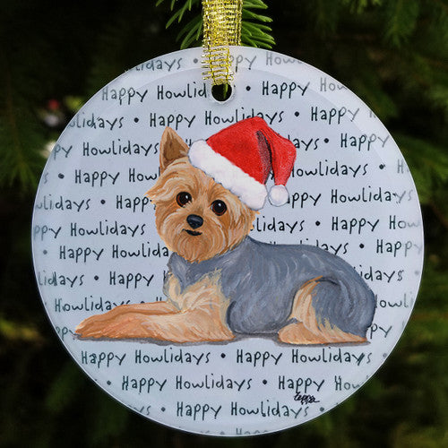 Yorkshire Terrier Christmas Ornaments